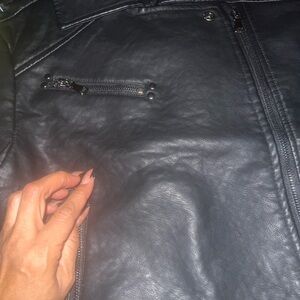 Kids Classic Black Leather Jacket